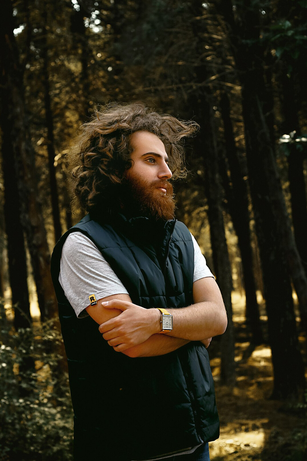 Portrait of a man with a beard