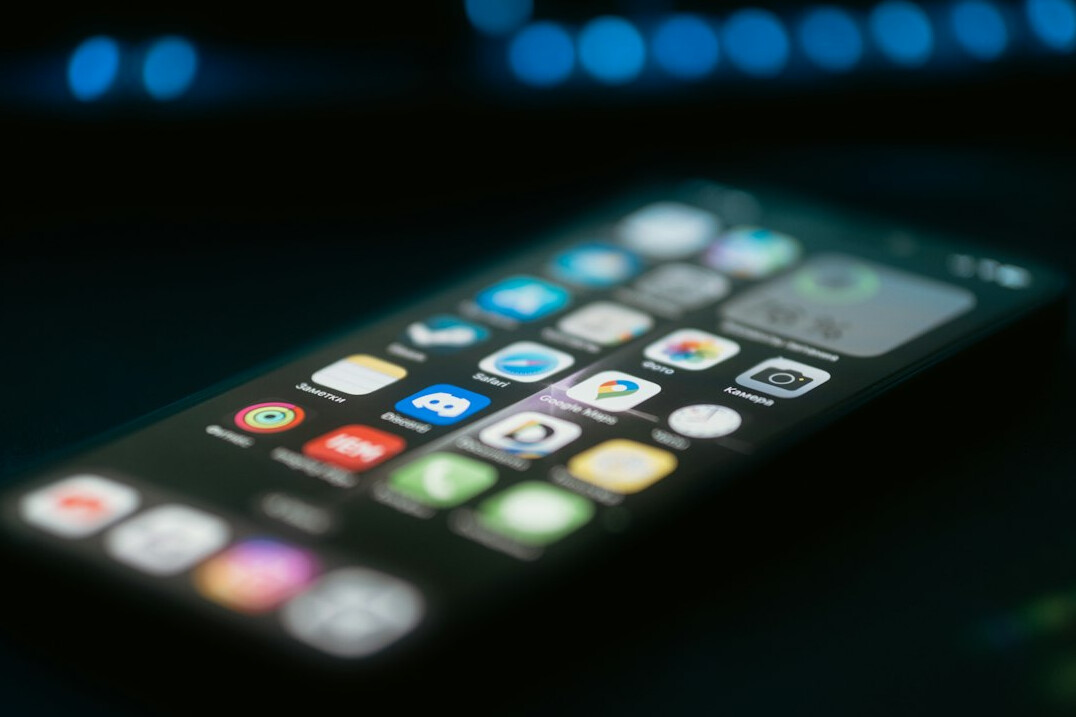 smartphone with insurance app